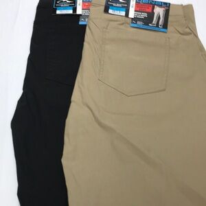 Denali 36-32 Lot of 2 Black & Khaki Technical Stretch Pants